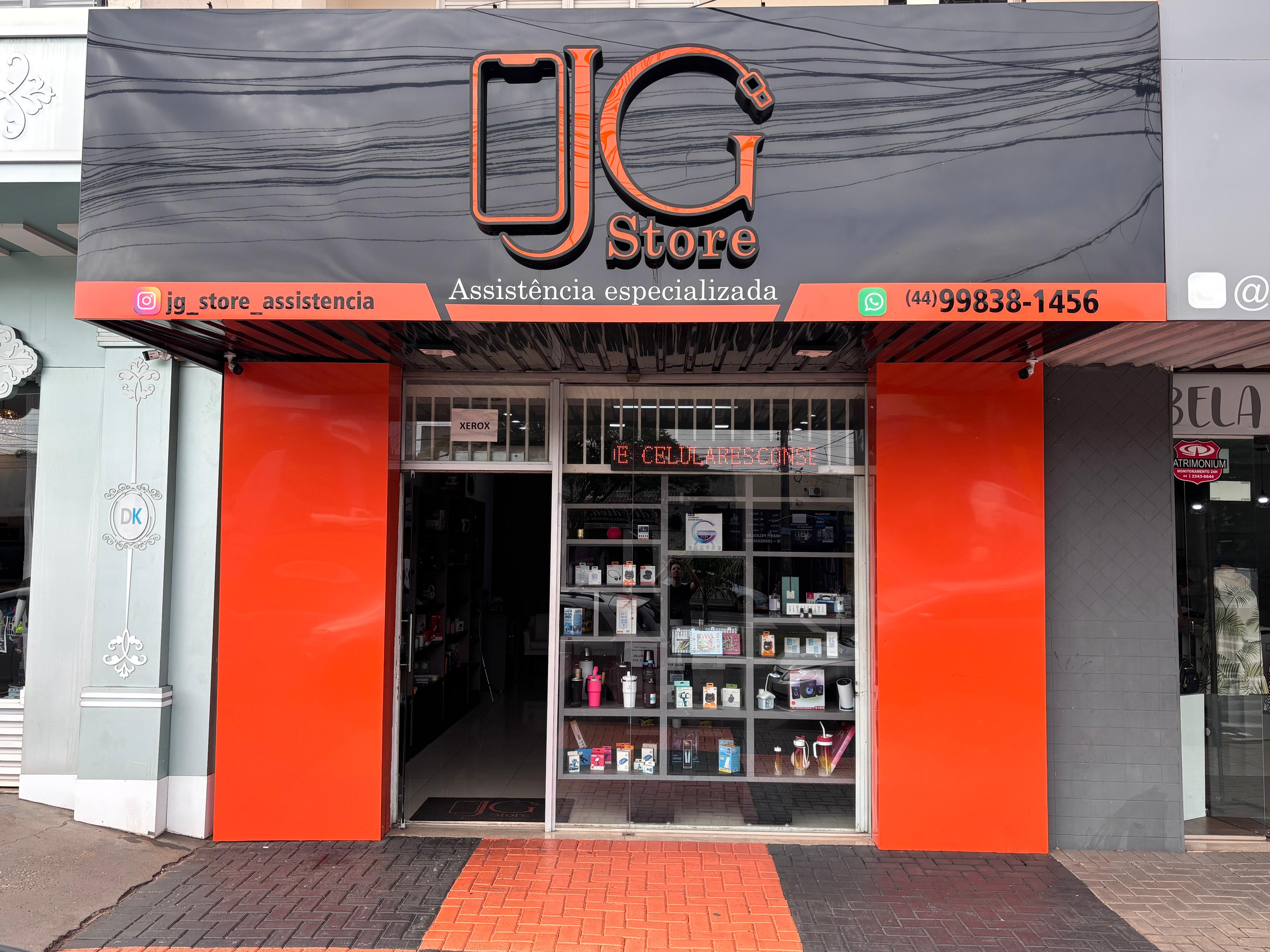 Fachada da JG Store - Assistência Técnica Especializada em Maringá-PR